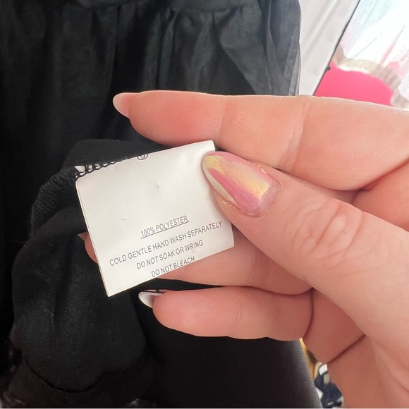 Saints & Secrets Daphnie Drop Waist Tulle Midi Dress Black, size XL NWT - Picture 4 of 11